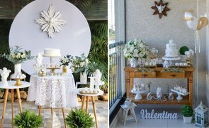 decoracao de batizado simples
