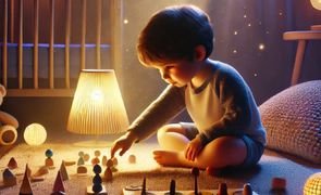 autismo crianca brincando quarto
