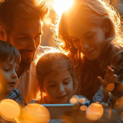 familia momento especial
