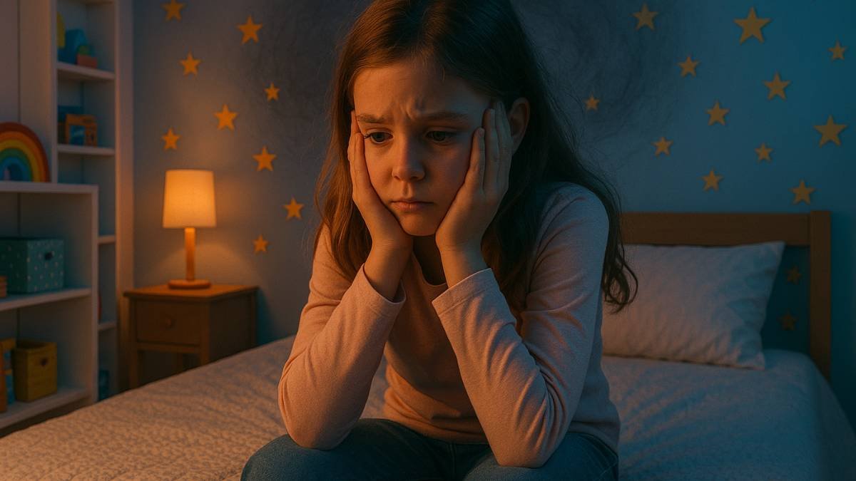 Crian&ccedil;a com olhar pensativo &ndash; capa sobre ansiedade infantil
