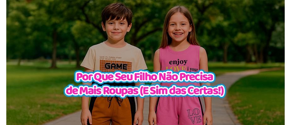 Por Que Seu Filho Não Precisa de Mais Roupas (E Sim das Certas!)