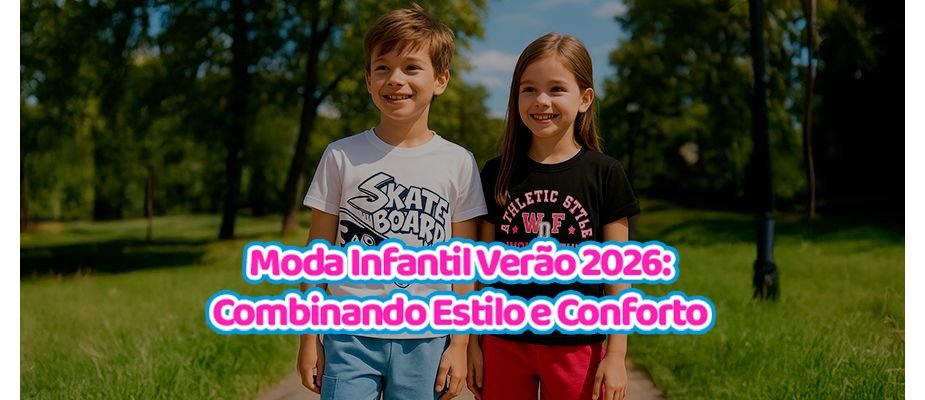 Tendências de Moda Infantil Primavera-Verão 2026: O Que Está em Alta