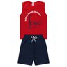 Conjunto Juvenil Verão Masculino Regata Skaters