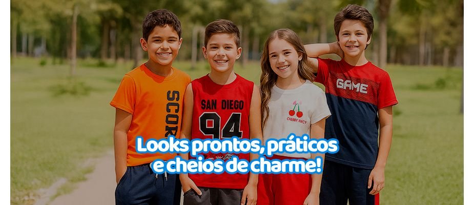 Conjuntos Infantis: Praticidade e Estilo