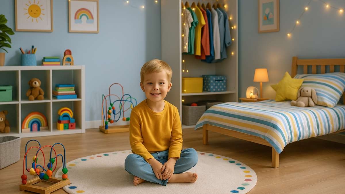 Criança guardando brinquedos – rotina de 5 minutos e rodízio