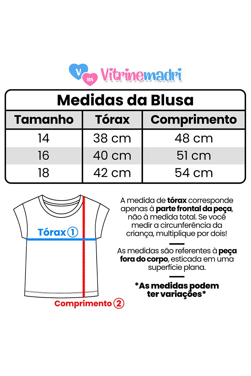 medidas blusa avulsa meia malha normal foto