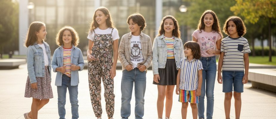 Moda Infantil e Juvenil: Autoexpressão e Identidade dos Filhos