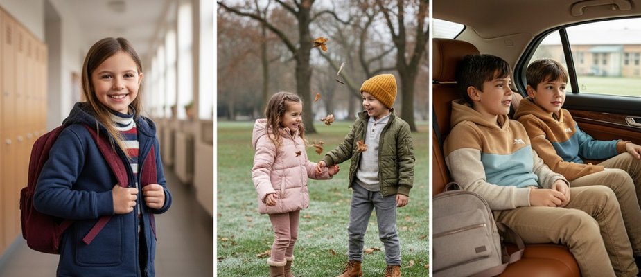 Looks Infantis Quentinhas: Guia para Escola, Passeio e Viagem no Inverno