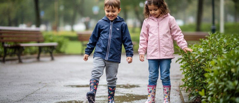Roupa Infantil para Dias de Chuva: O Que Vestir e Levar para Conforto e Proteção
