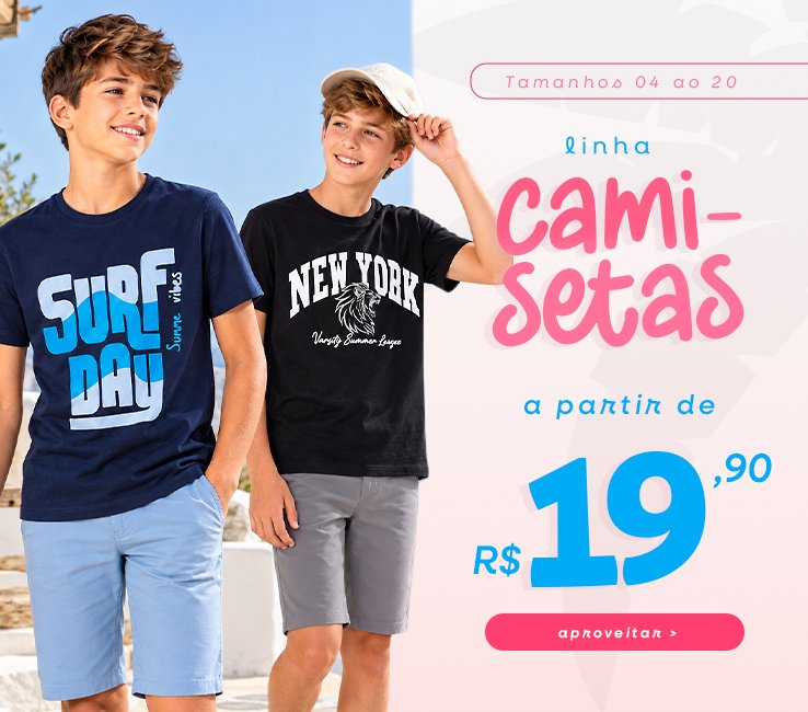 banner camisetas avulsas vm